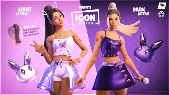 Fortnite : Ariana Grande, le nouveau skin de la série 'Icône' qui trolle les joueurs