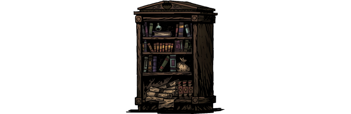 bookshelf curio darkest dungeon