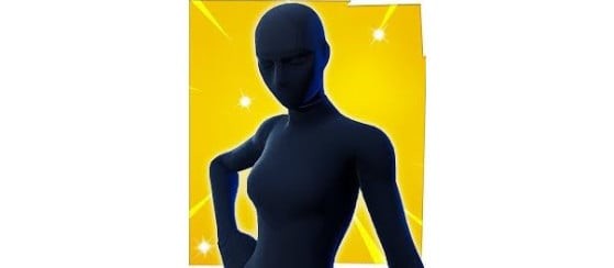 Le skin 'Sans limite' noir sorti en 2020 : un camouflage OP plus qu'une tenue cosmétique. - Fortnite : Battle royale