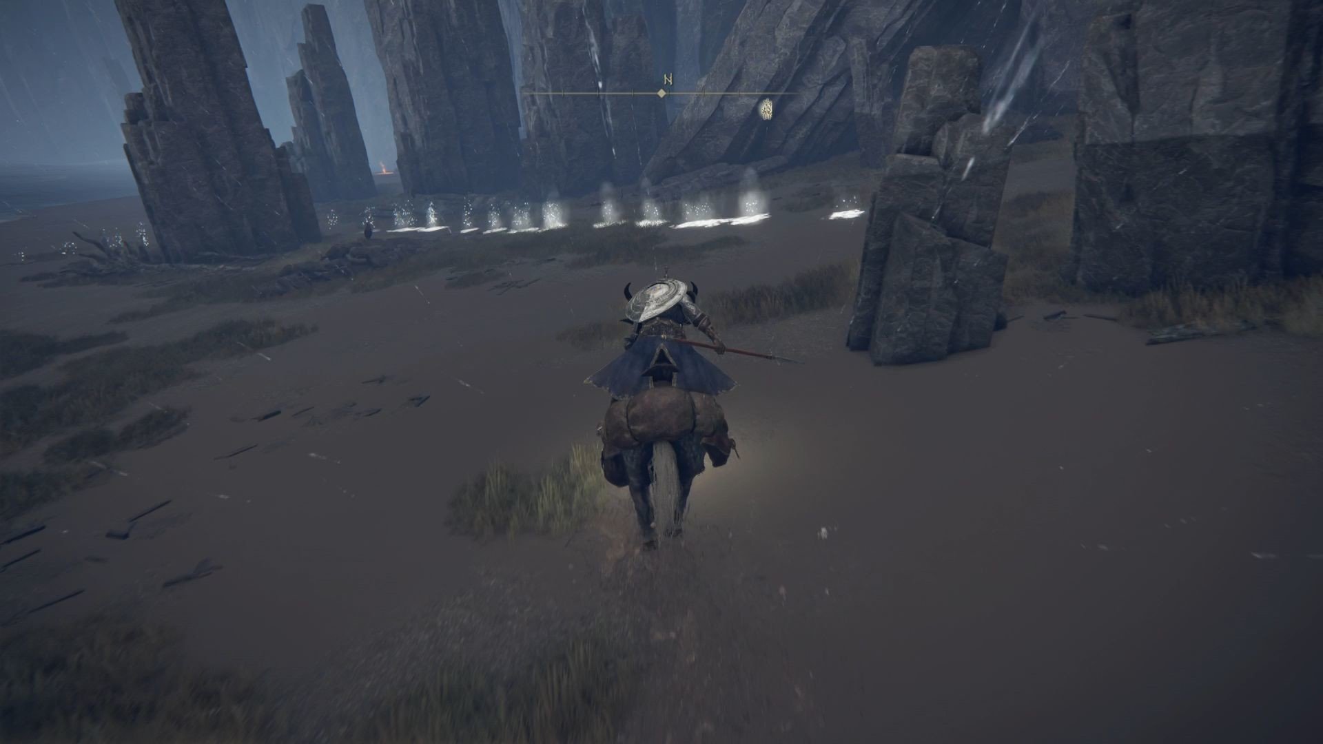 Elden ring beach footprints