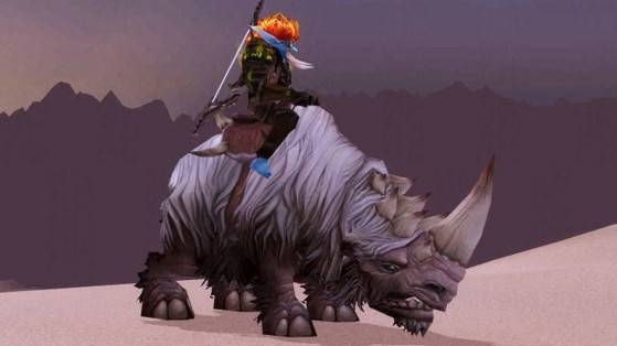 Le Rhinocéros laineux blanc - World of Warcraft