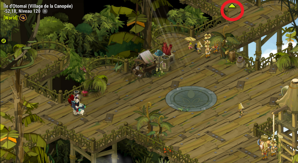 Dofus Atteindre le Zaap Village de la Canopée Millenium