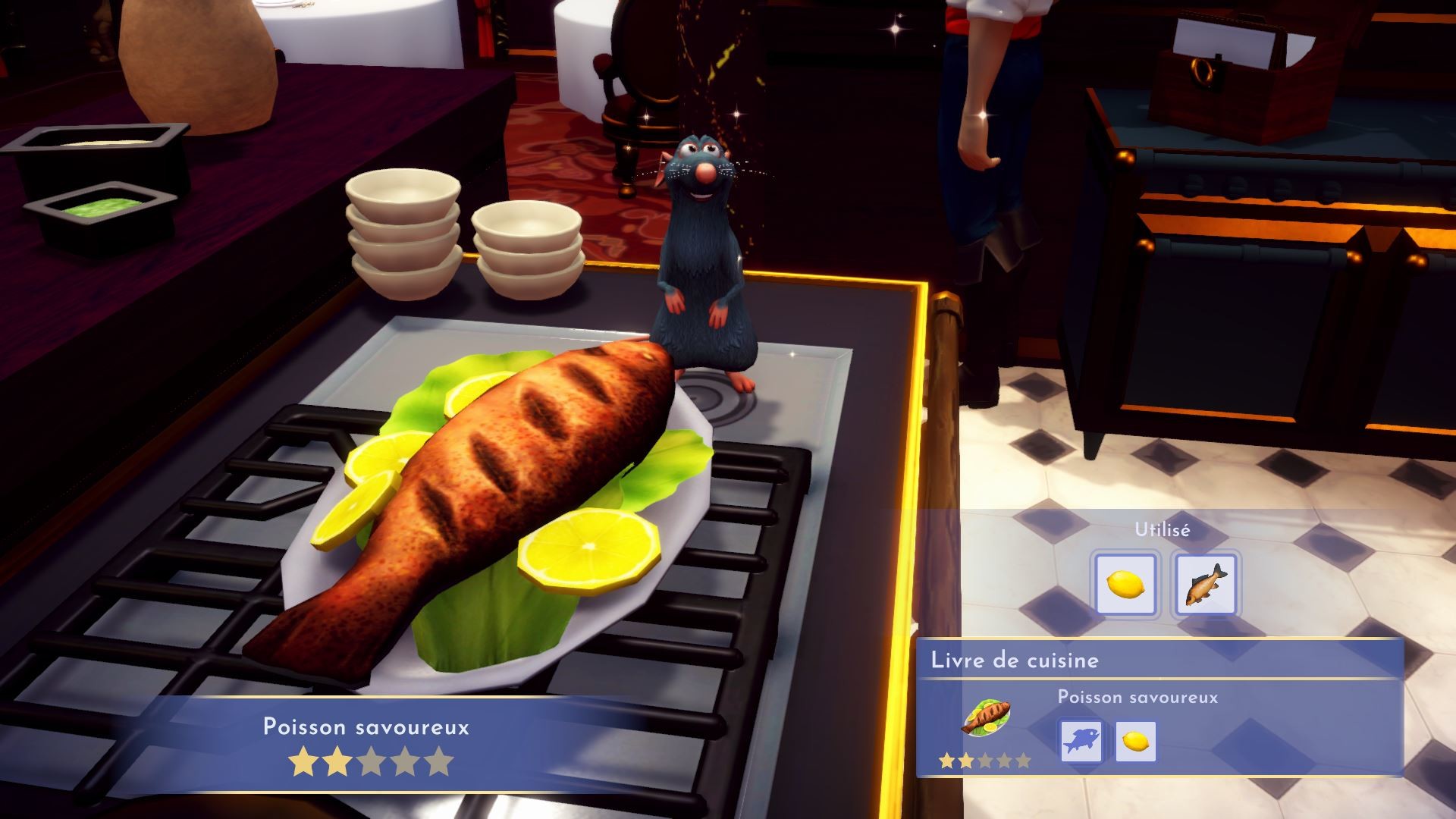 Recettes 2 étoiles Disney Dreamlight Valley Plateau de fruits de mer