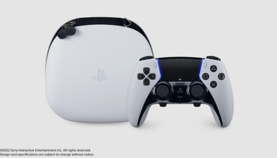 Manette sans fil Sony DualSense design personnalisé PlayStation PS5 -  flamme ble