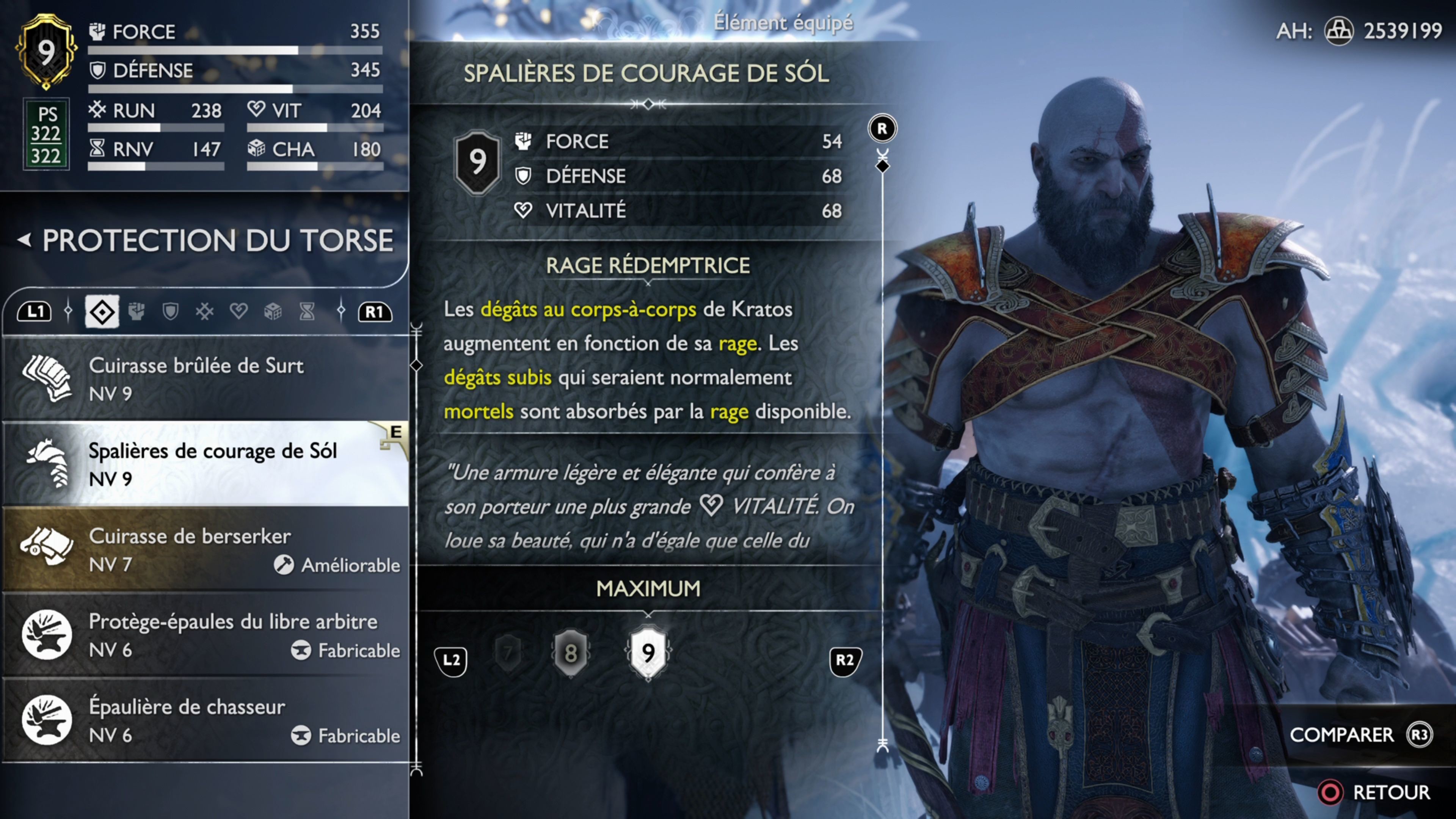 Meilleures Armures God Of War Ragnarok Armure Berserker Set