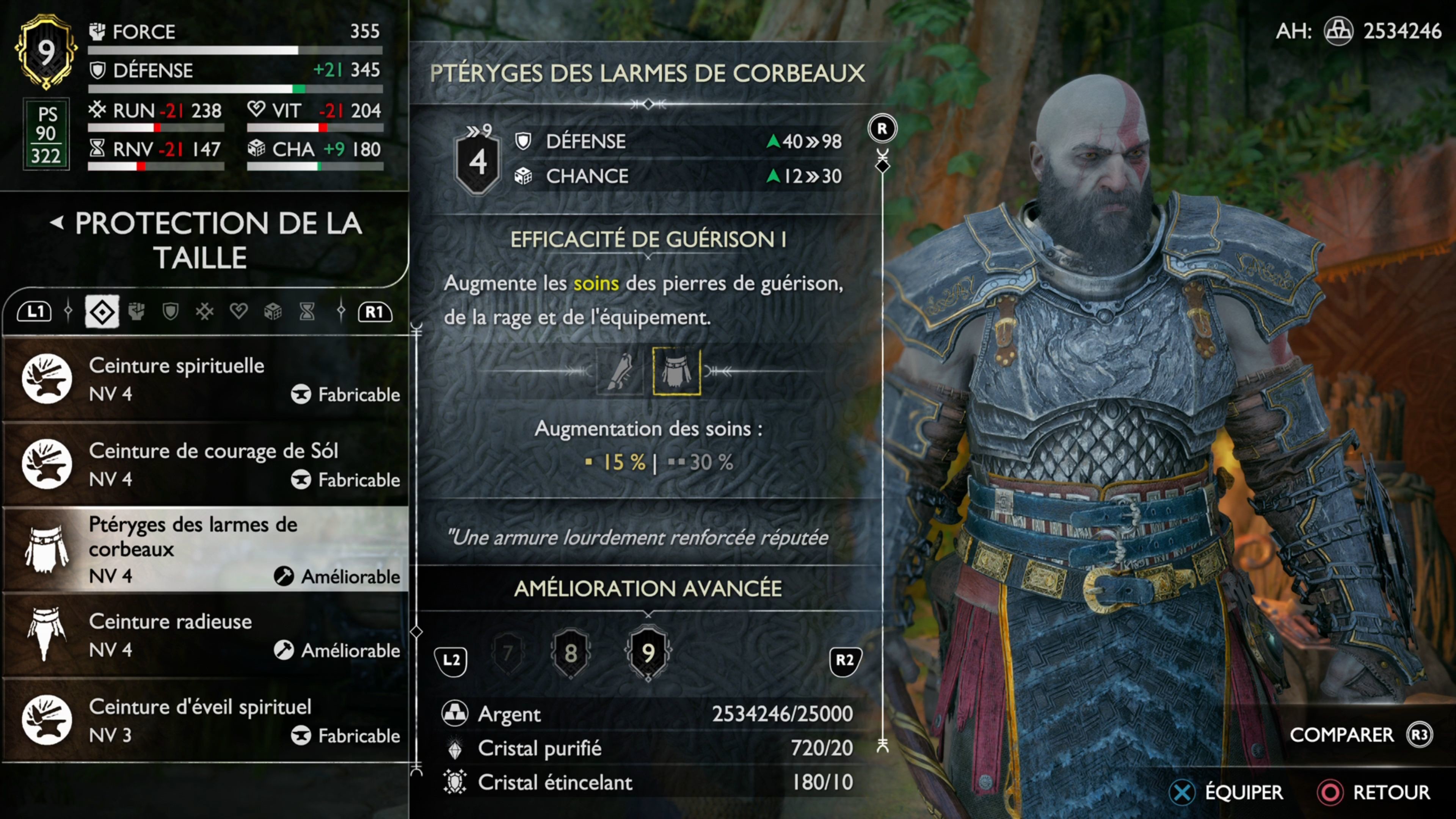 Meilleures armures God of War Ragnarok Armure Berserker, set Steinbjorn... Où toutes les