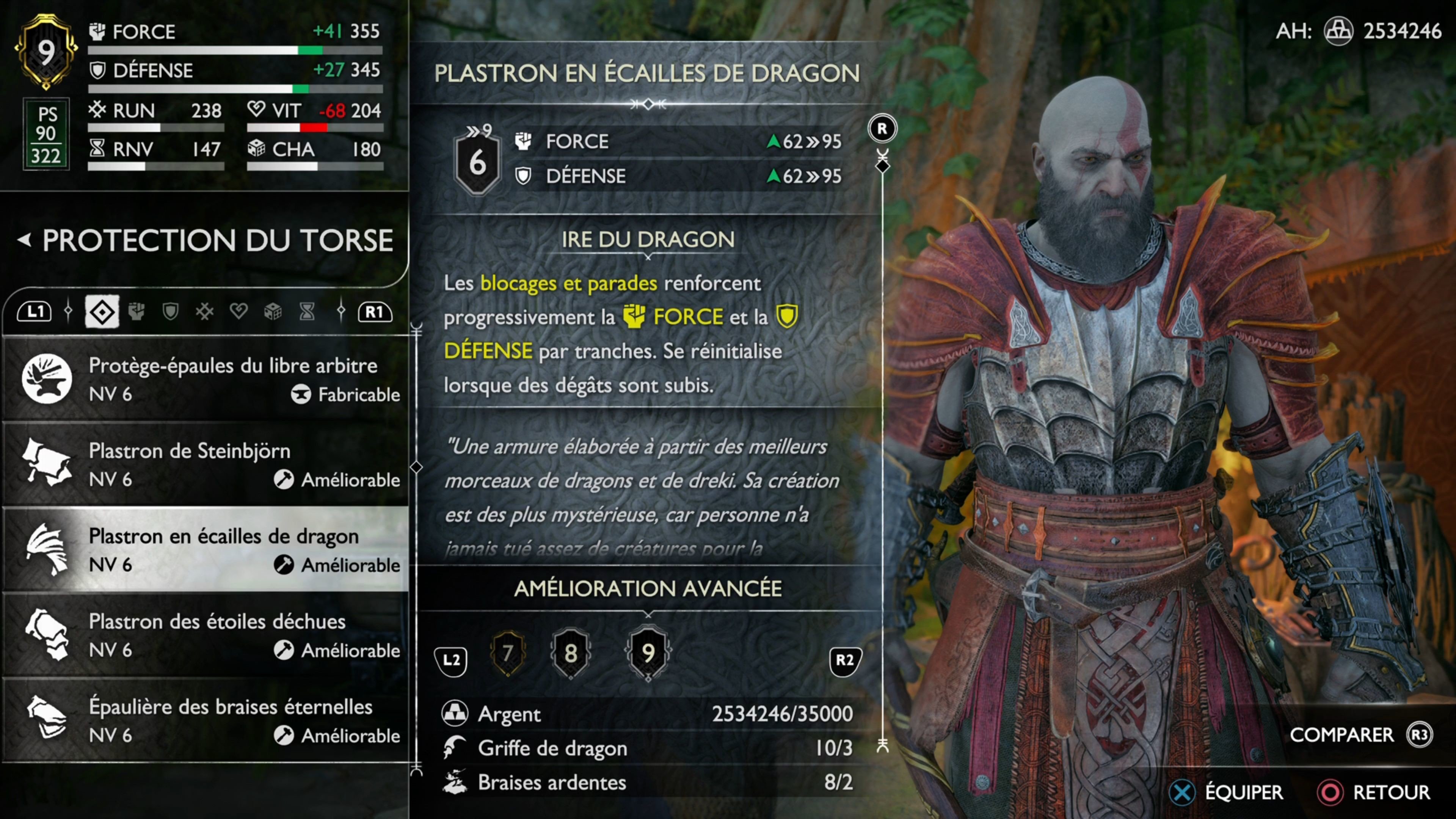 Meilleures armures God of War Ragnarok Armure Berserker, set Steinbjorn... Où toutes les