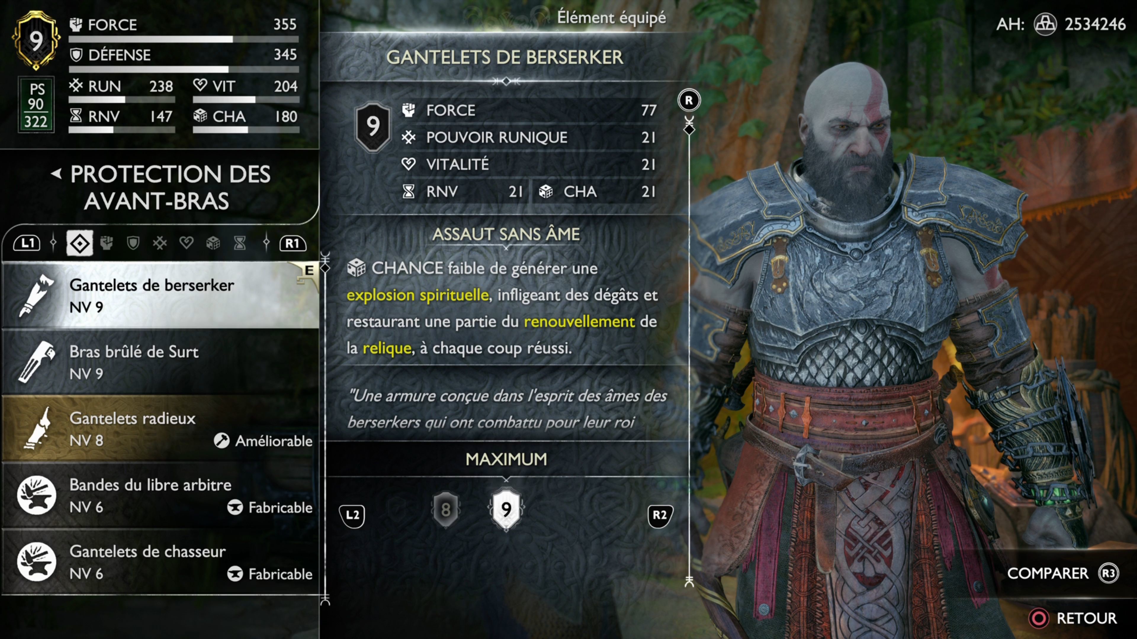 Meilleures armures God of War Ragnarok Armure Berserker, set Steinbjorn... Où toutes les