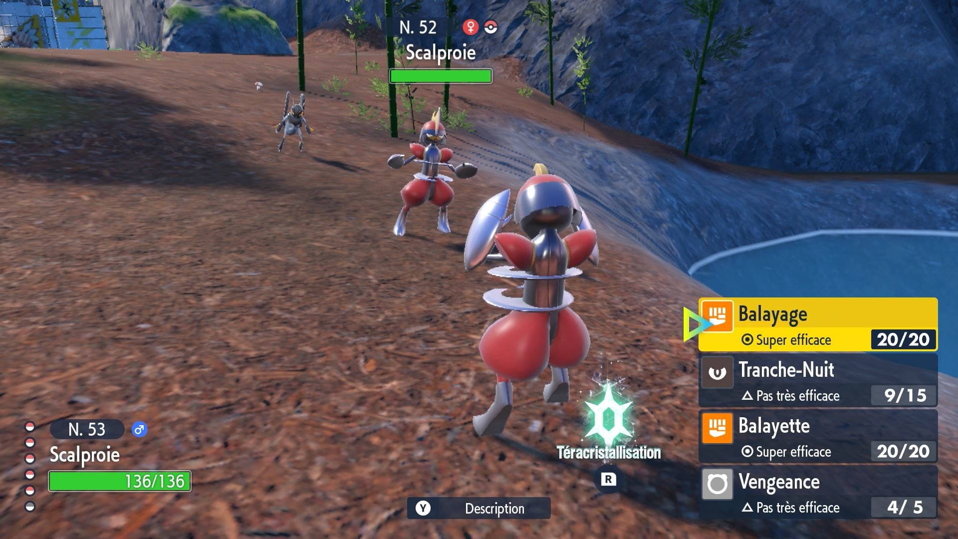 Emblème du Général Pokémon Violet Ecarlate Faire évoluer Scalproie en Scalpereur Millenium