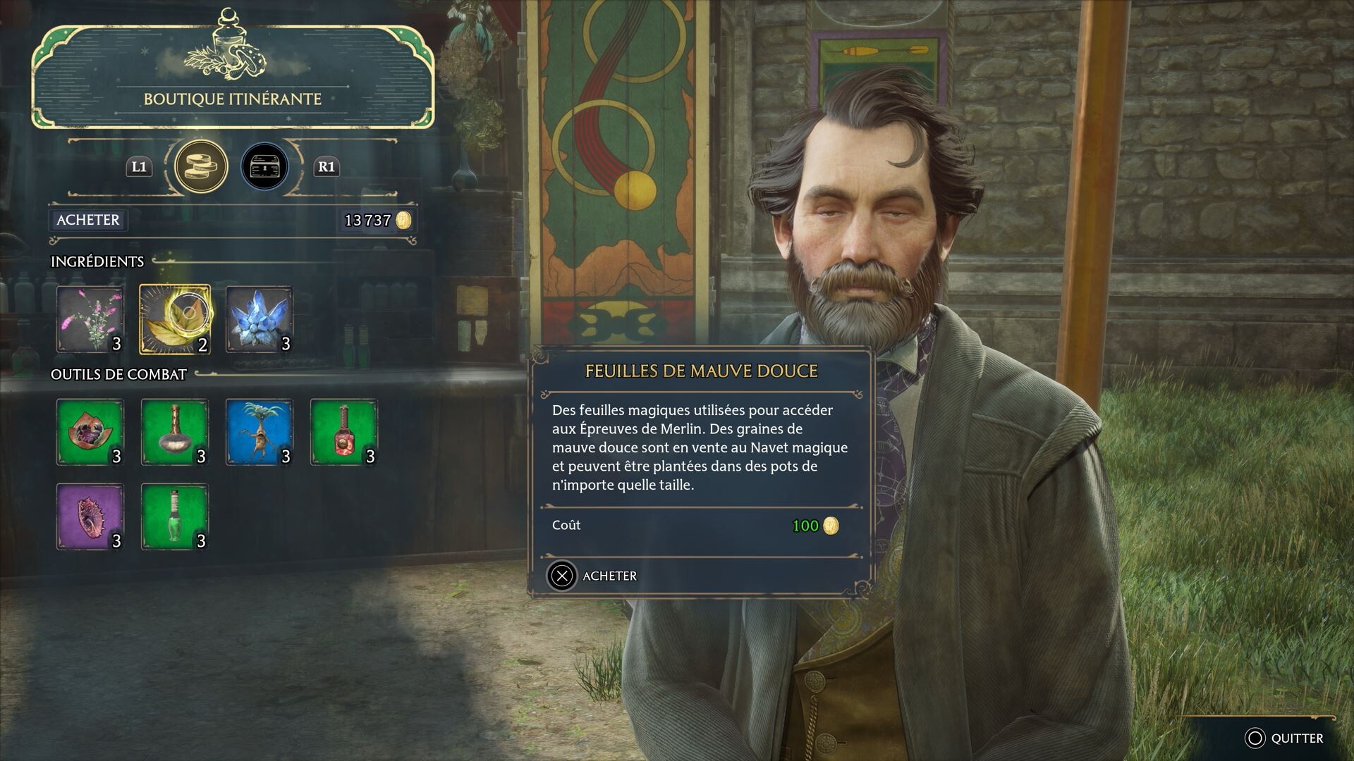 Mauve douce Hogwarts Legacy Où trouver cette plante facilement pour vos épreuves de Merlin