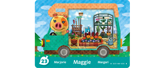 Carte Amiibo de Marjorie - Animal Crossing New Horizons