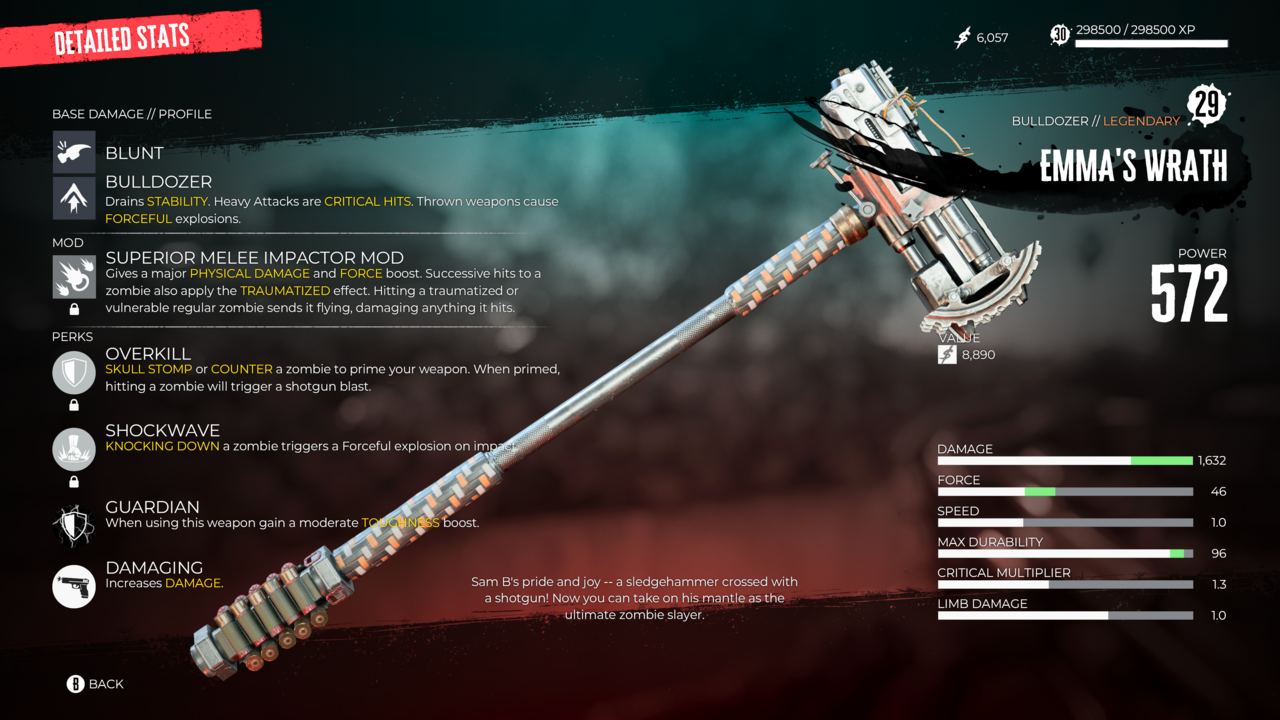 Dead Island 2 Les meilleures armes, les armes légendaires & uniques Millenium