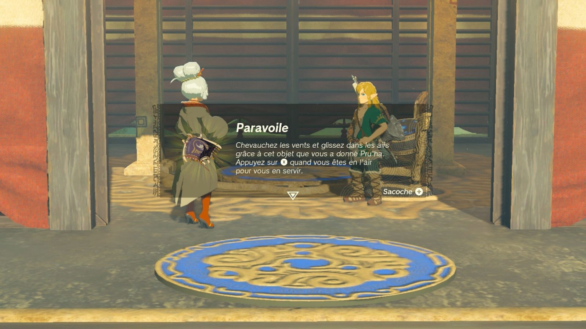 Comment avoir la Paravoile dans Zelda Tears of the Kingdom : Quand