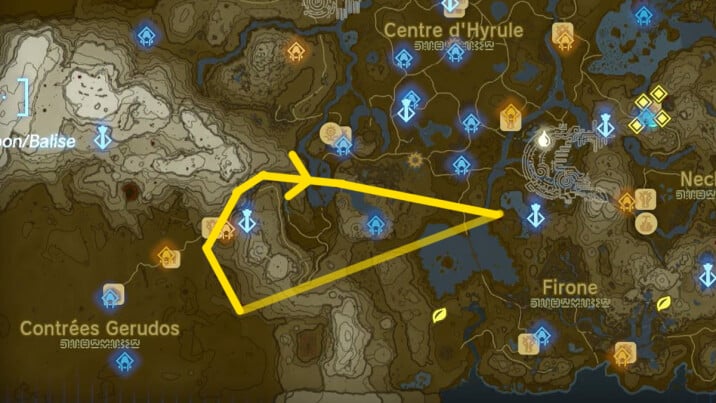 Nedrac Tous les dragons Zelda Tears of the Kingdom : Le trajet de chaque ...