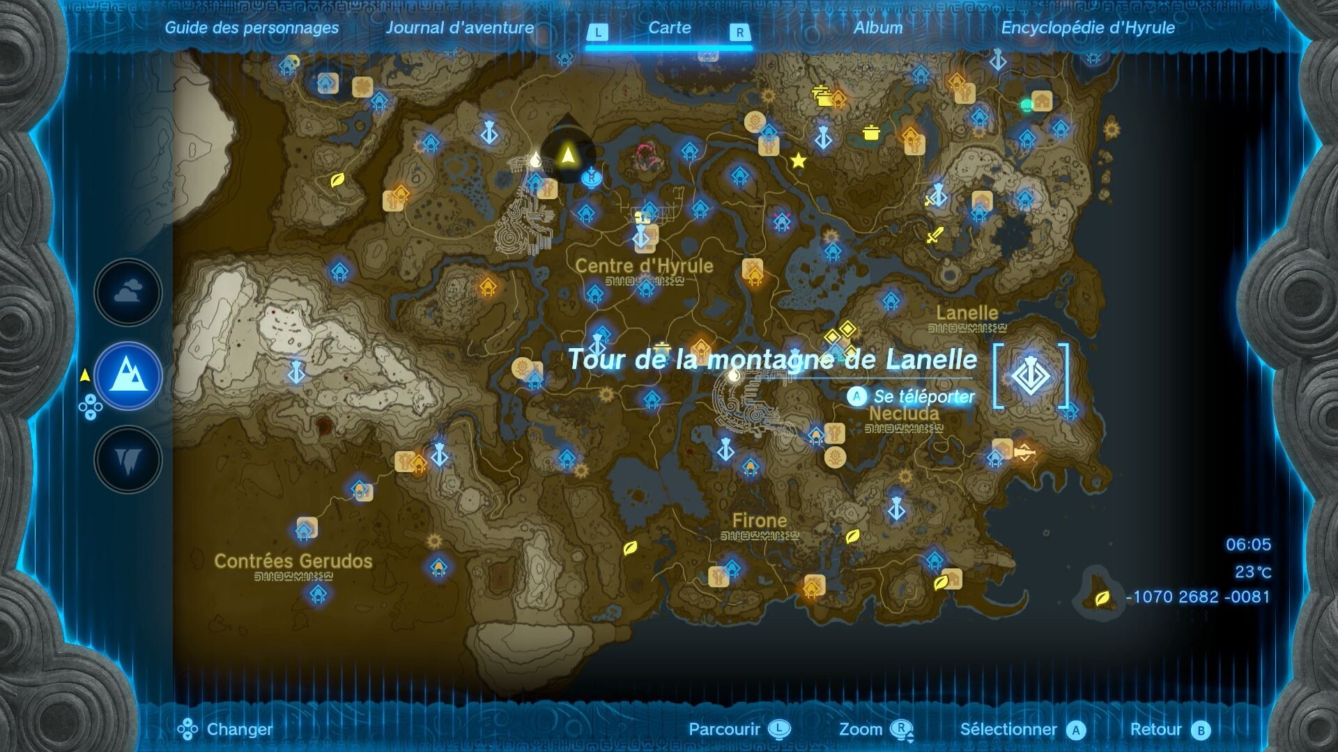 La source de la sagesse Zelda Tears of the Kingdom Où trouver la statue de la matriarche et la