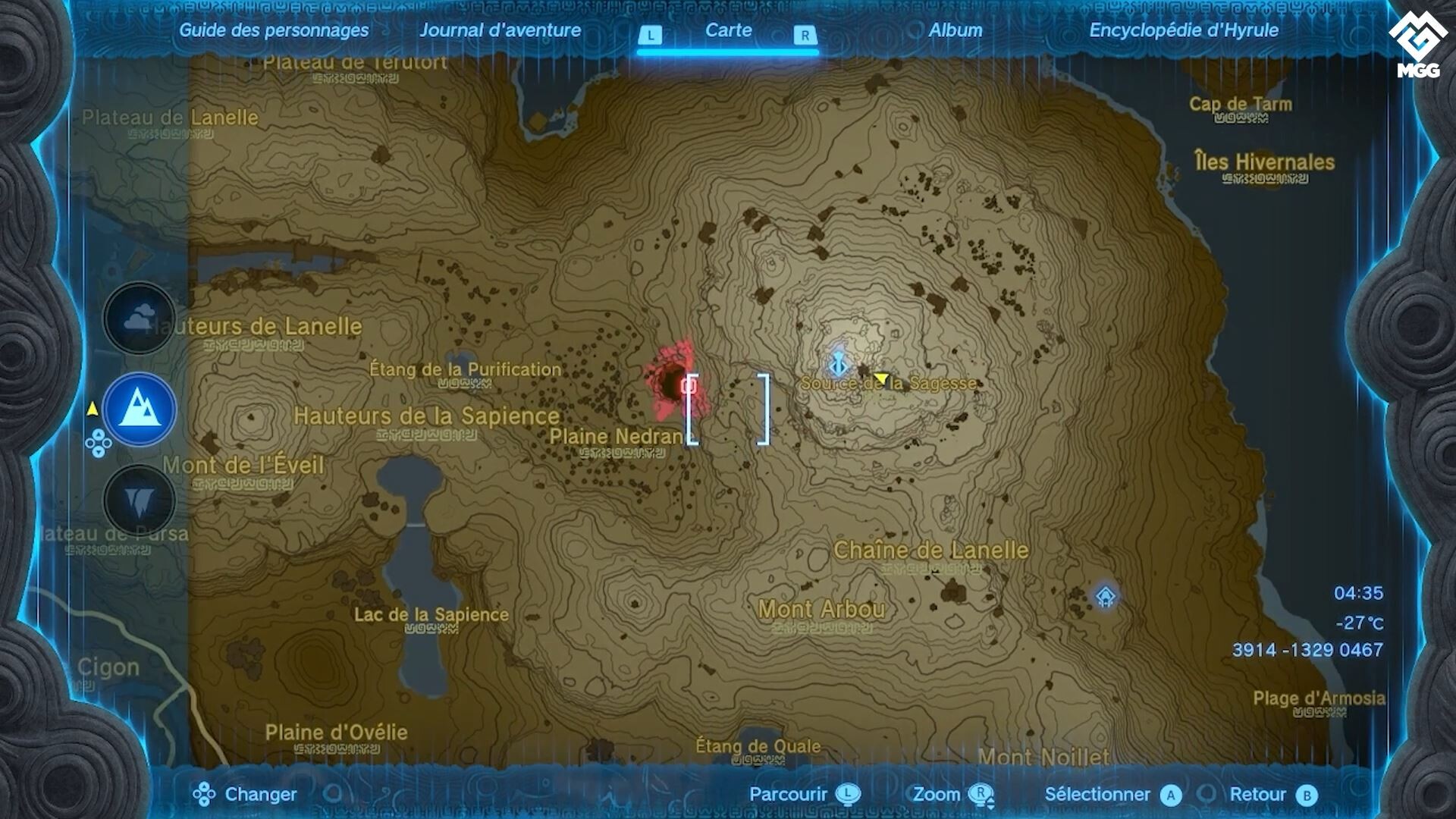 Nedrac La source de la sagesse Zelda Tears of the Kingdom : Où trouver la ...