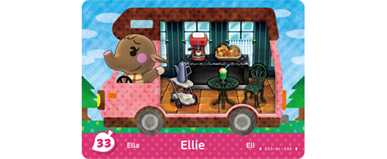 Carte Amiibo d'Ella - Animal Crossing New Horizons
