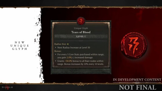 Larme de sang / Tears of Blood - Diablo IV