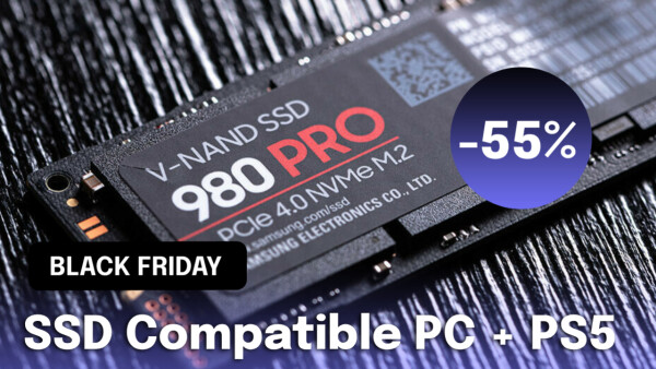 Promo SSD Samsung : -53% sur le 980 Pro, qui fait 2 To et est parfait pour  la PS5 ! 