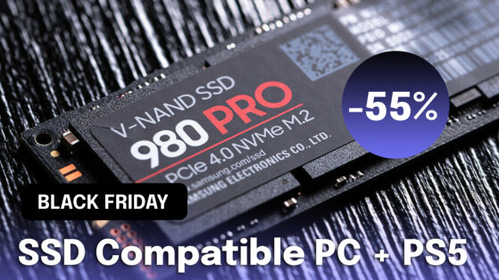 Le SSD préféré des gamers à un prix imbattable sur Amazon avec -55% de réduction, ne ratez pas le Samsung 980 Pro 2 To !