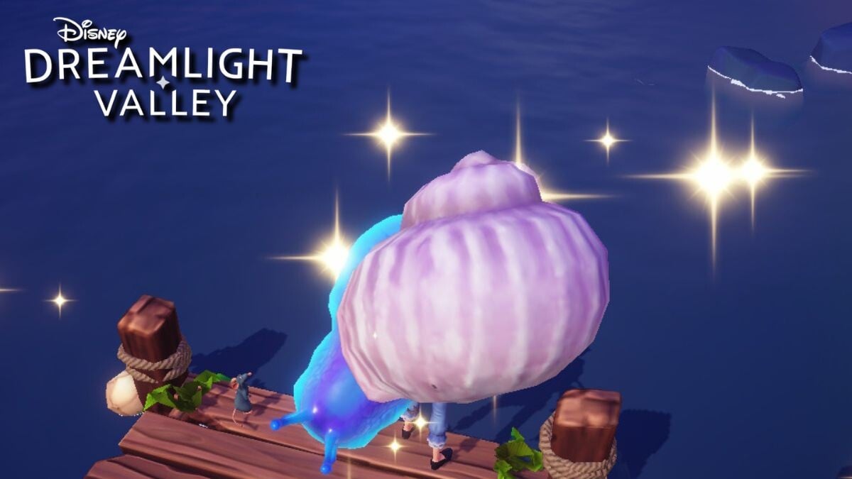 DLC Disney Dreamlight Valley Nuisance sonore métallique, escargot de mer, morceau de plastique