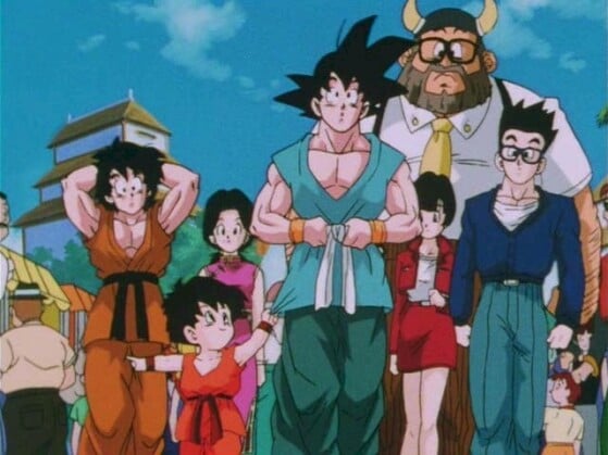 Dernier épisode de DB, on voit bien que Gohan n'est pas en tenue de combat - Millenium