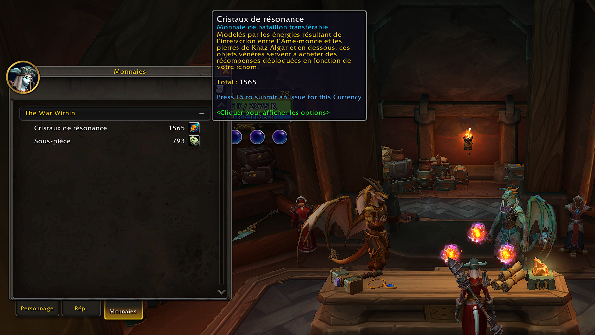 Bataillon WoW Tout savoir sur le nouveau système de progression de compte de The War WIthin