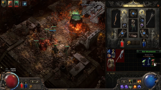 Champignons rouge, vert, bleu Path of Exile 2 : Comment utiliser ces objets de quête spéciaux ?