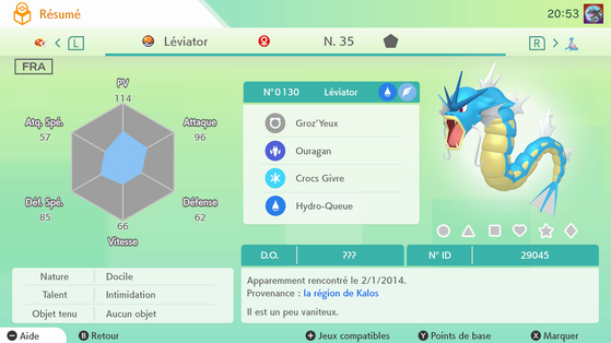 Léviator sous sa forme normale - Pokémon Écarlate et Violet