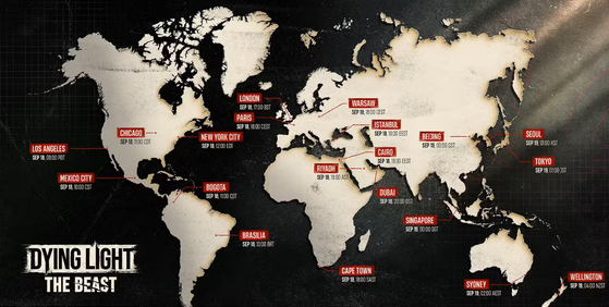 Horaires de sortie pour Dying Light : The Beast - Dying Light: The Beast
