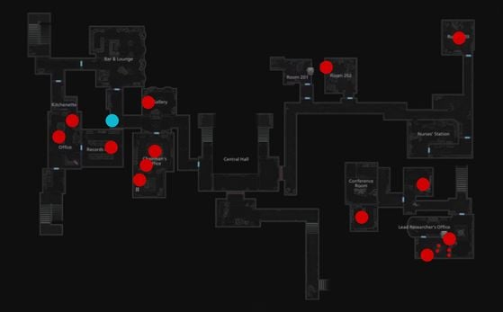 Centre de soins - 1er étage - Resident Evil Requiem