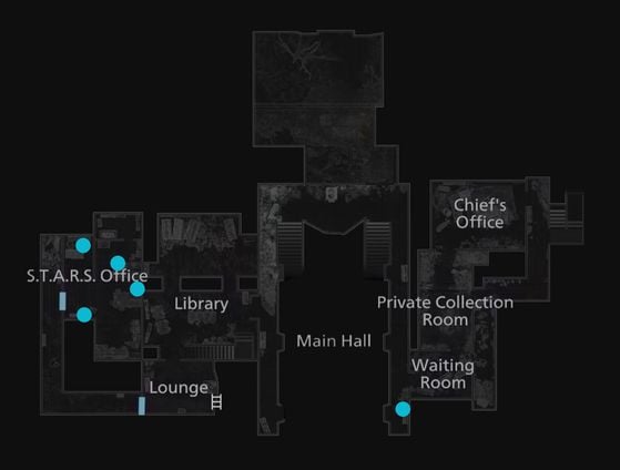Commissariat - 1er étage - Resident Evil Requiem