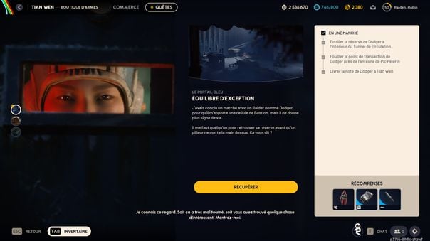 Exceptional balance Arc Raiders Arc Raiders: Where to find all the objectives of this quest?