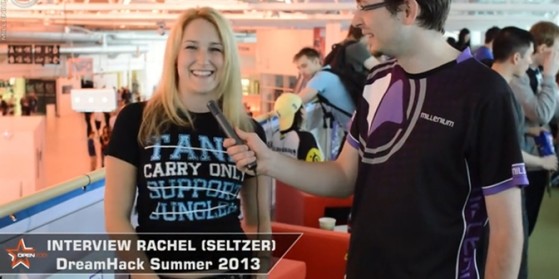 Interview de Rachel à la DreamHack