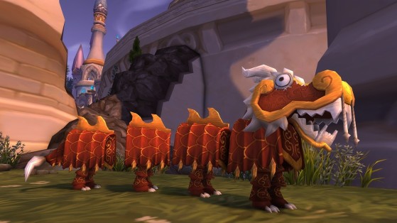 Le dragon rouge dans son intégralité - World of Warcraft