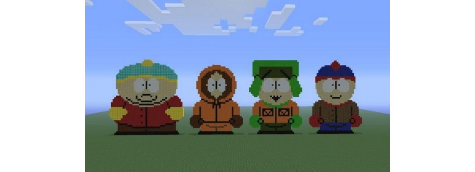 Minecraft dans South Park.