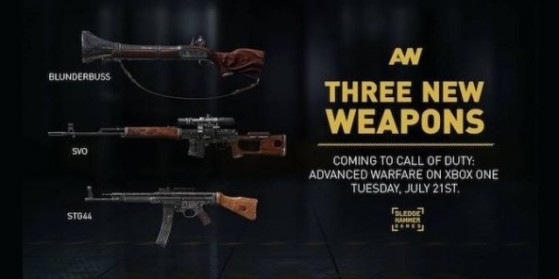 3 nouvelles armes sur Advanced Warfare