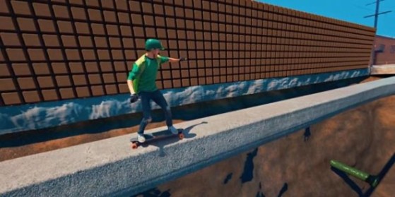 Mario Kart façon skateboard en 60fps