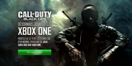 Black Ops rétrocompatible Xbox One
