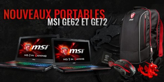 Nouveaux portables MSi sur le Store