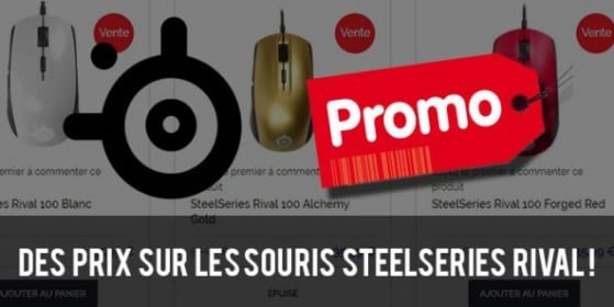 Promo sur les souris SteelSeries !