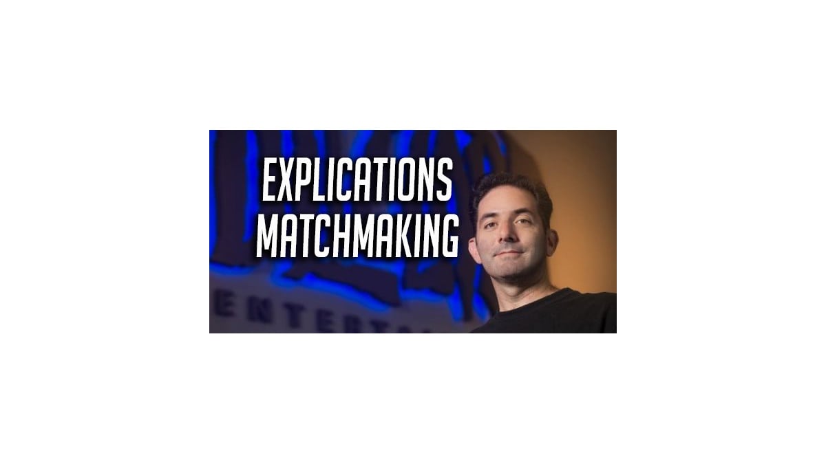 Jeff Kaplan explique le matchmaking OW Millenium