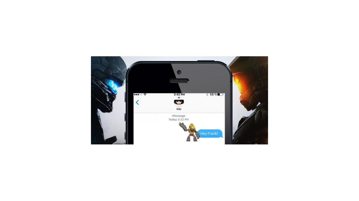 Halo 貼紙可在 iOS10 上使用