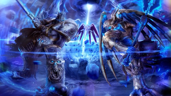 Arthas contre Izual, un seul prendra possession de ce tribut ! (Fanart par ArisT0te) - Heroes of the Storm