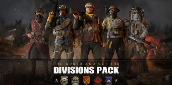 Pack Divisions, bonus de précommande WW2