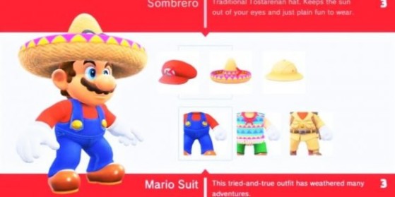 Super Mario Odyssey : Costumes