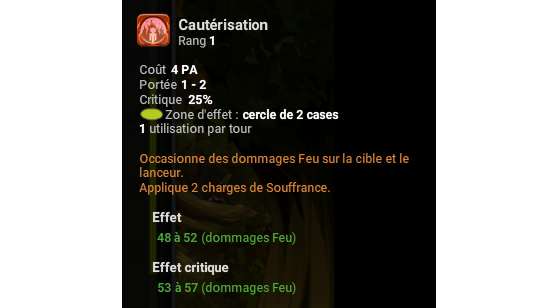 Cautérisation - Dofus