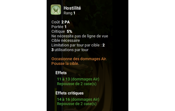 Hostilité - Dofus