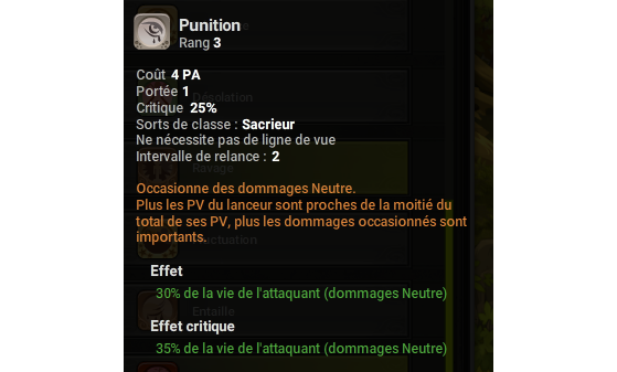 Punition - Dofus