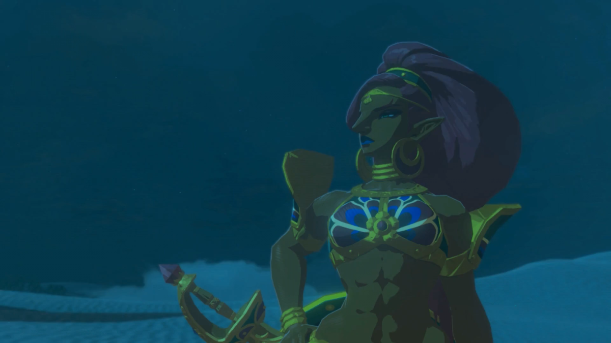 Zelda Breath of the Wild DLC 2 Gerudo Boss + Cutscene Millenium
